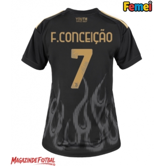 Juventus Francisco Conceicao #7 Tricou Fotbal Replică 2026-27 Femei Treilea